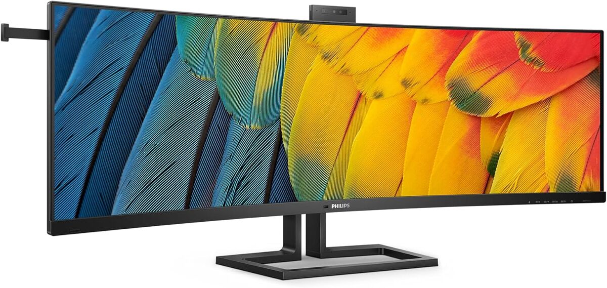 Test : écran incurvé Philips 45B1U5900CH - 45 pouces et webcam 5 MP