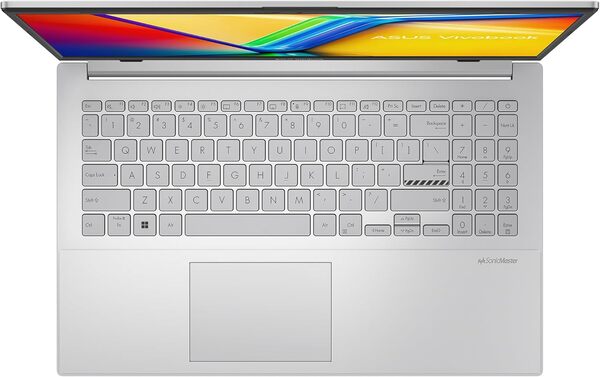 ASUS Vivobook 15 E1504GA-NJ062W 15.6 Pouces FHD PC Portable (Intel Processeur N100 3.4 GHz, 8GB DDR4, 128G UFS 2.1, Intel UHD Graphics, Windows 11 Home) - Clavier AZERTY