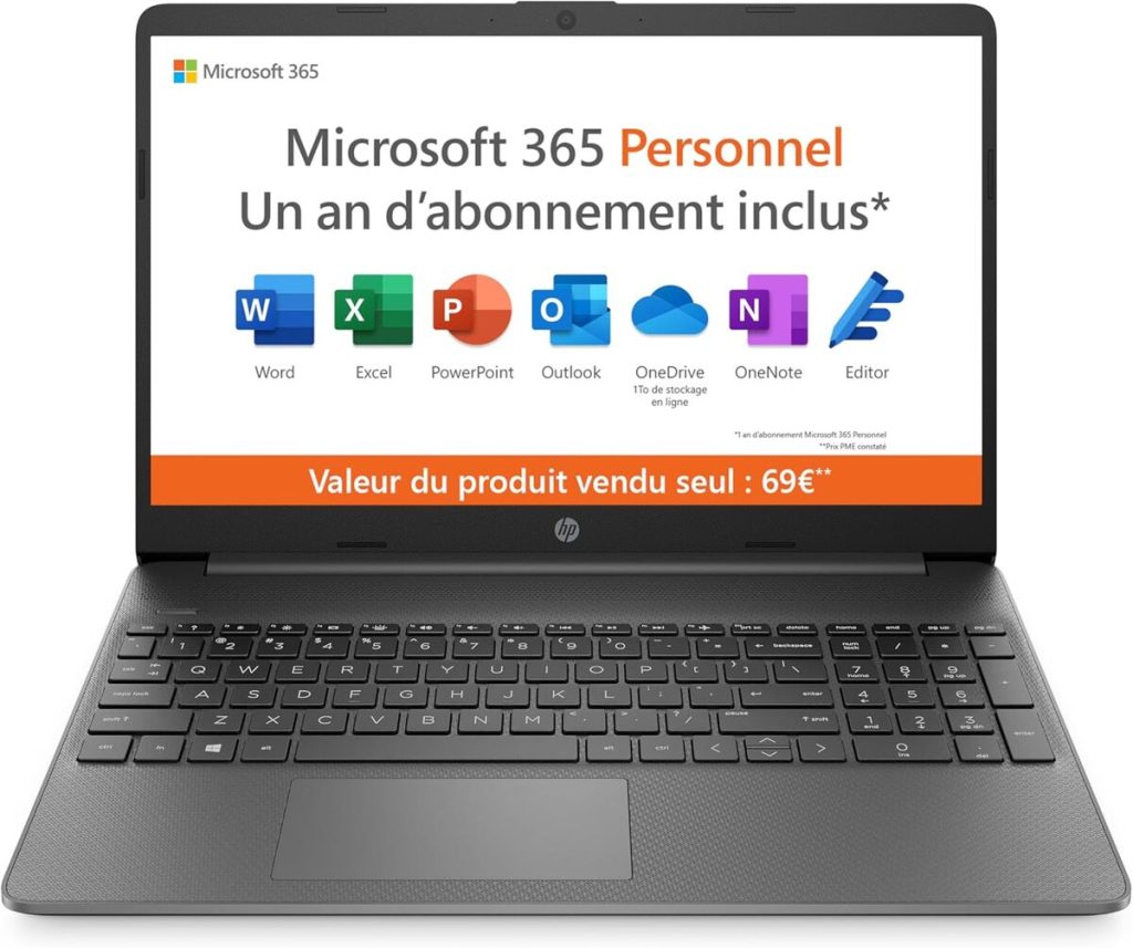Test du HP Laptop 15s-fq0003sf : performance et ergonomie