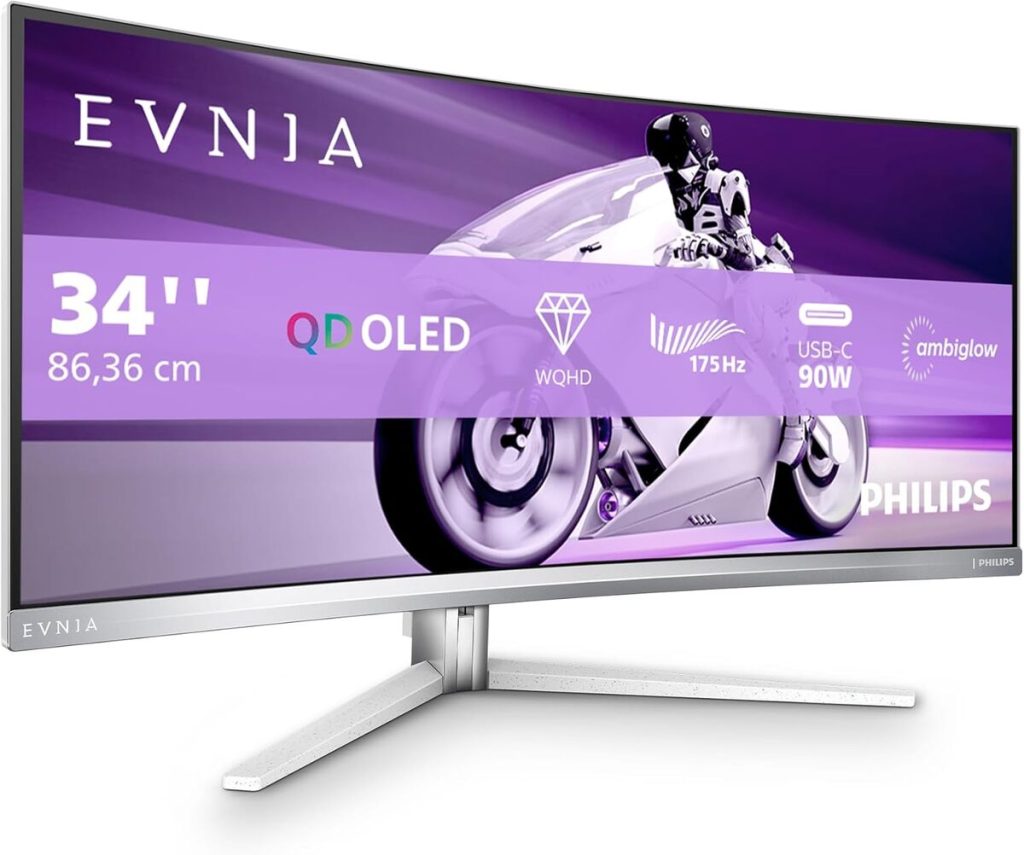 Test Philips Evnia 34M2C8600 : moniteur incurvé OLED 34" 175 Hz HDR400