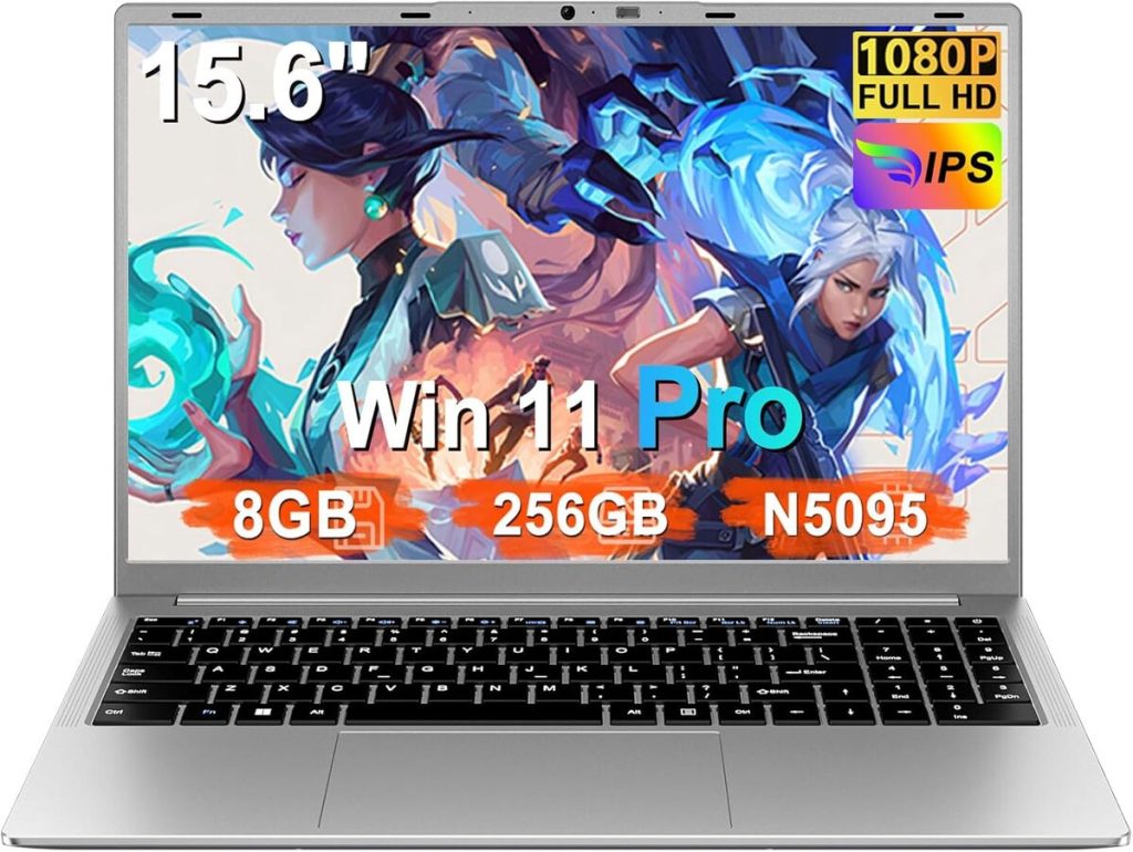 Test du PC portable 15, 6" Celeron N5095 : performance et élégance en argenté