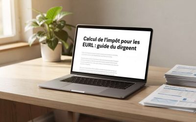 Calcul de l&rsquo;impôt pour les EURL : guide du dirigeant