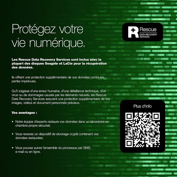 Seagate Desktop 8To, Disque Dur Externe, USB 3,0 pour PC Laptop et Mac, Services Rescue (STGY8000400)