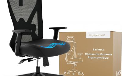 Test Backerz chaise de bureau ergonomique 150kg, confort et solidité