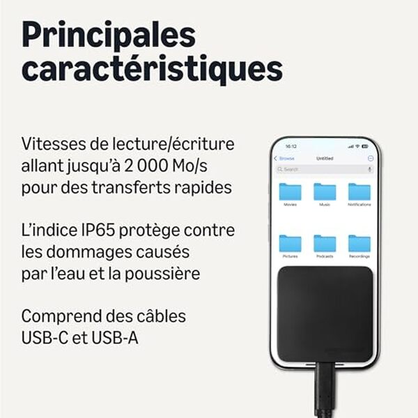 Découvrez notre test détaillé de l'amazon Basics SSD externe 2To : performance, robustesse et fiabilité au rendez-vous. Ajustez votre choix avec notre analyse complète pour des solutions de stockage efficaces et durables.