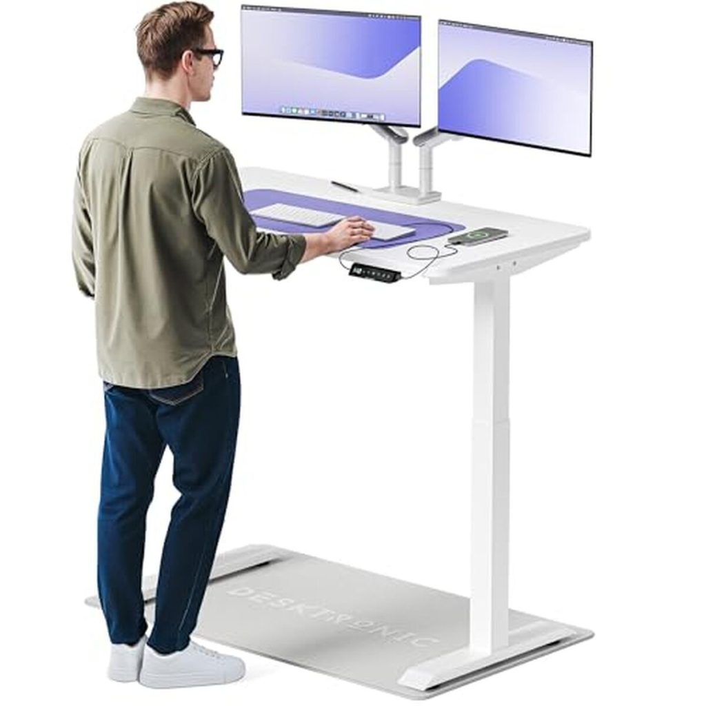 Test du bureau assis-debout électrique Desktronic 120x60 cm