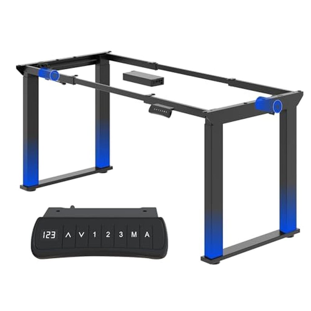 Test du bureau assis-debout Flexispot télescopique avec double moteurs