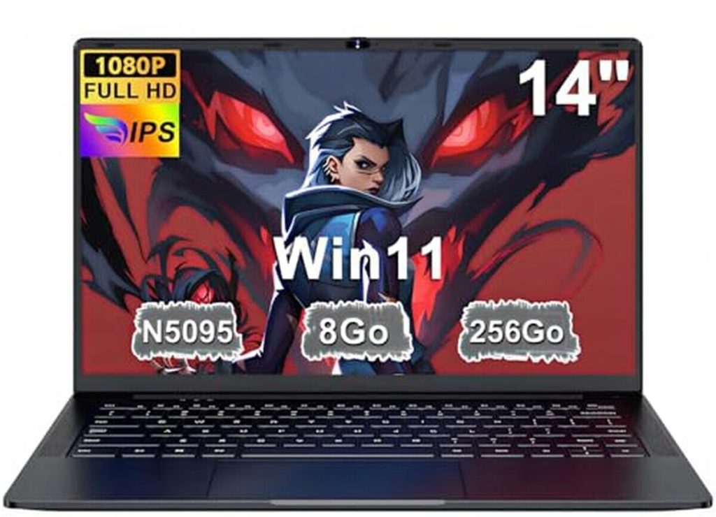 Test : ordinateur portable 14 pouces Celeron N5095, performance compacte