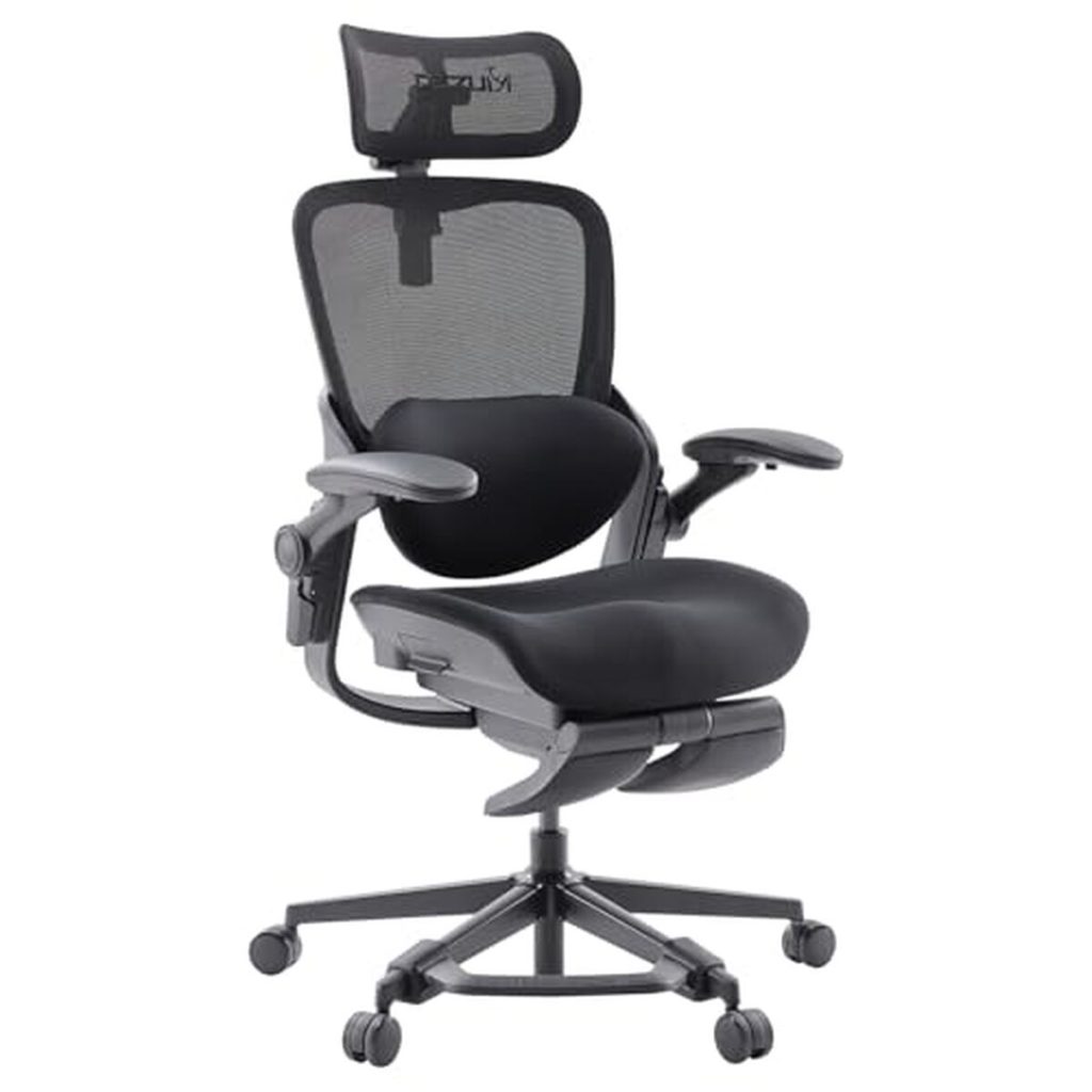 Test : chaise de bureau ergonomique MUSSO E80 FemmePosture™ avec soutien 3D