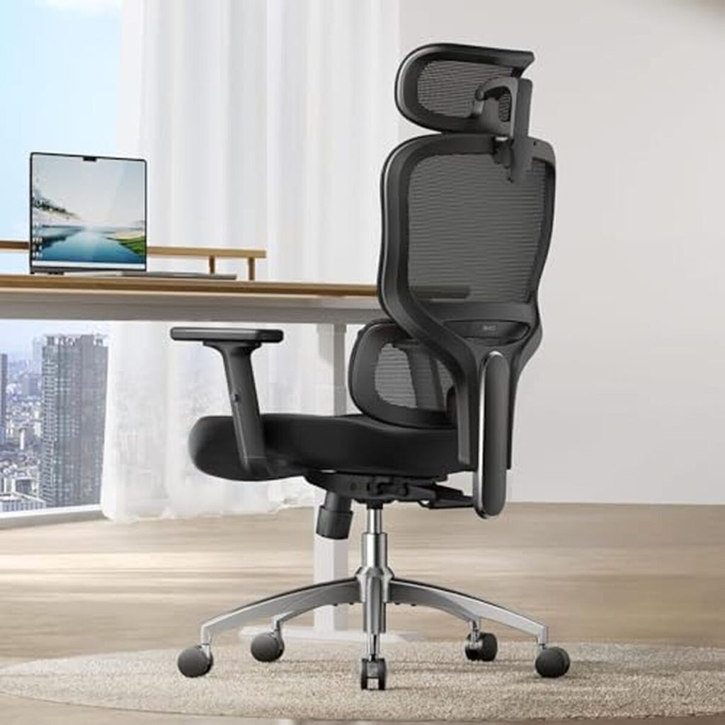 Test : chaise de bureau ergonomique SIHOO M56C avec soutien lombaire 3D