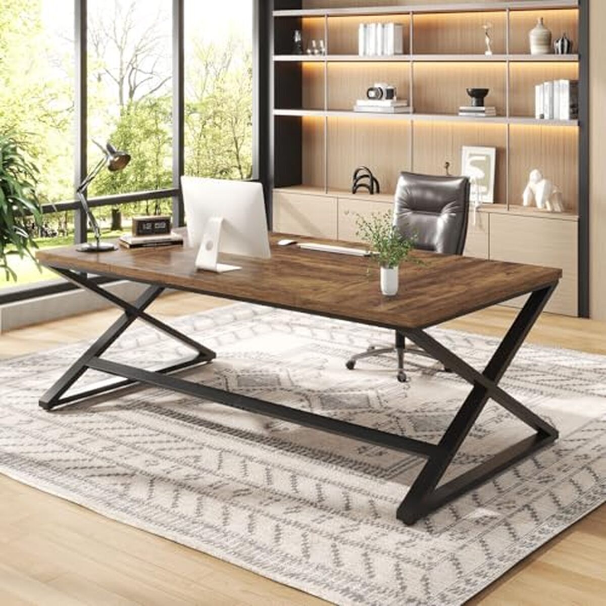 Test du bureau IBF : le grand modèle 180 cm en bois et métal